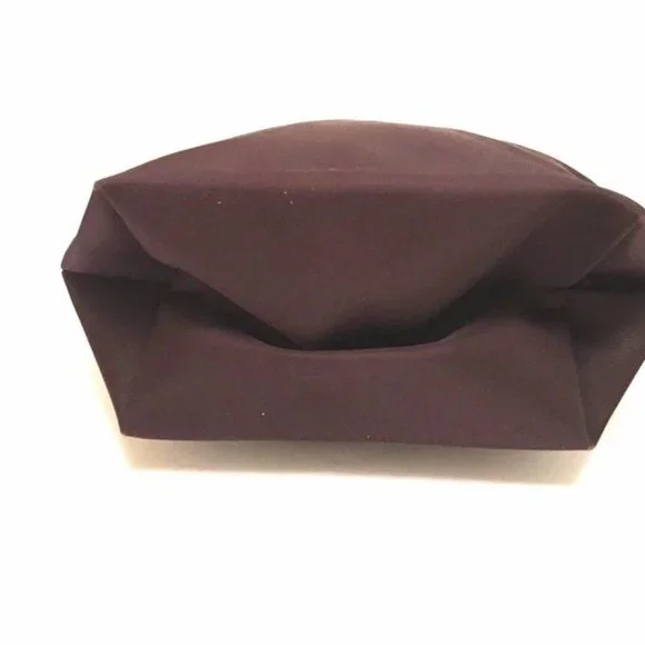 LONGCHAMP, VINTAGE BROWN NYLON HANDBAG, PRE-OWNED - Picture 6 of 10